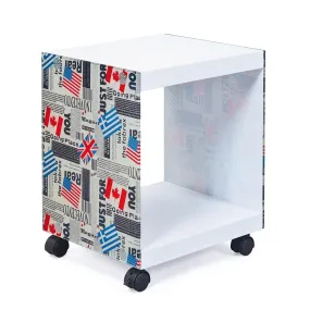 Table D'Appoint FLAGCUBE Blanc | Table basse 3 SUISSES